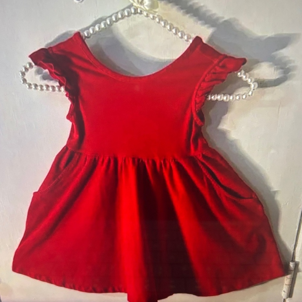 Hannah Andersson Americana Dress Lot 4 Nostalgic Primary Colors Kidcore Floral - Picture 2 of 16